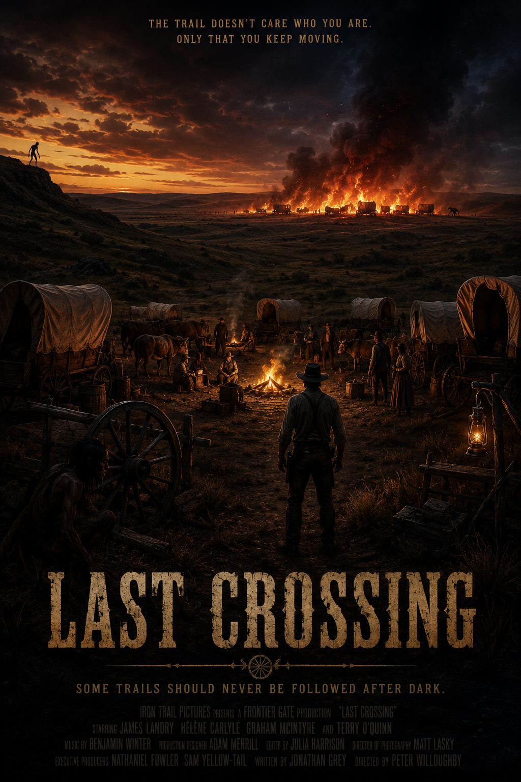 Cover art for Last Crossing, a western scenario on AI Dungeon