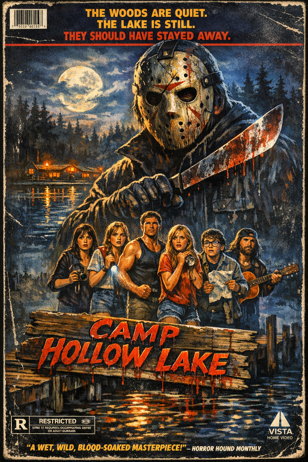 Cover art for Camp Hollow Lake, a horror scenario on AI Dungeon