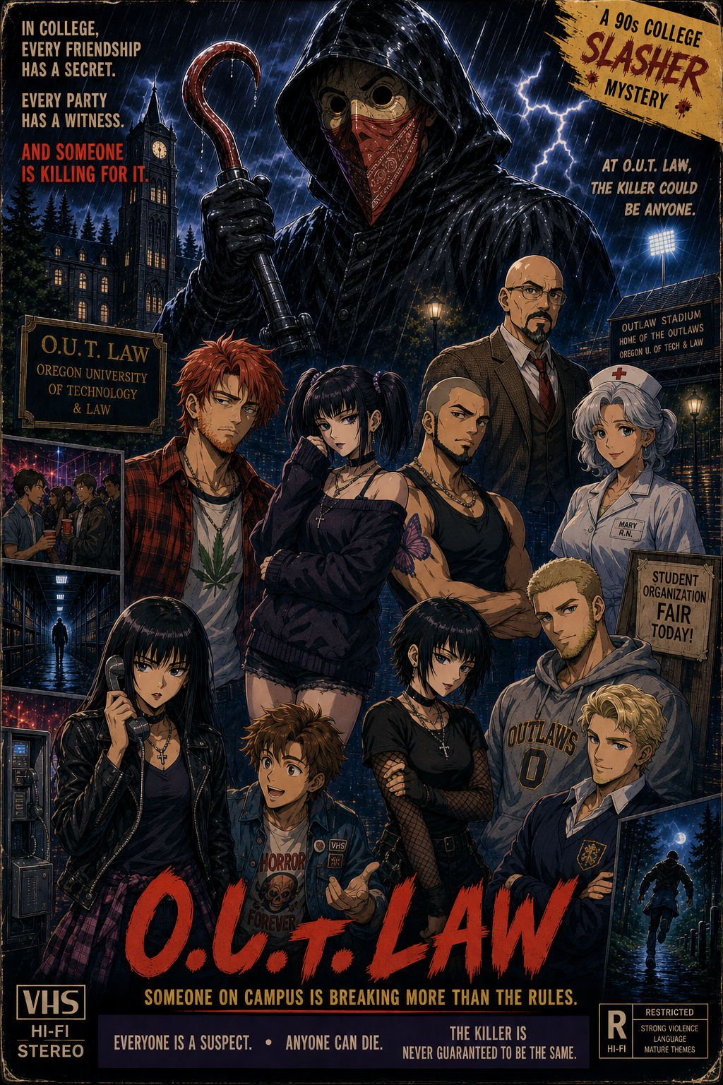Cover art for O.U.T. Law, an outlaws scenario on AI Dungeon