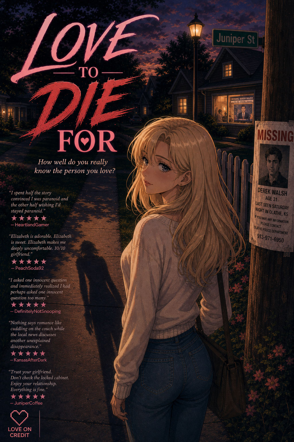 Cover art for Love To Die For, a toxic scenario on AI Dungeon