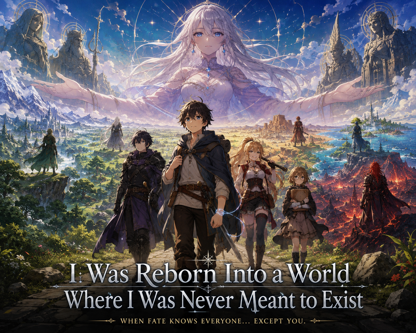 Cover art for I Was Reborn Into a World Where I Was Never Meant to Exist, an action scenario on AI Dungeon