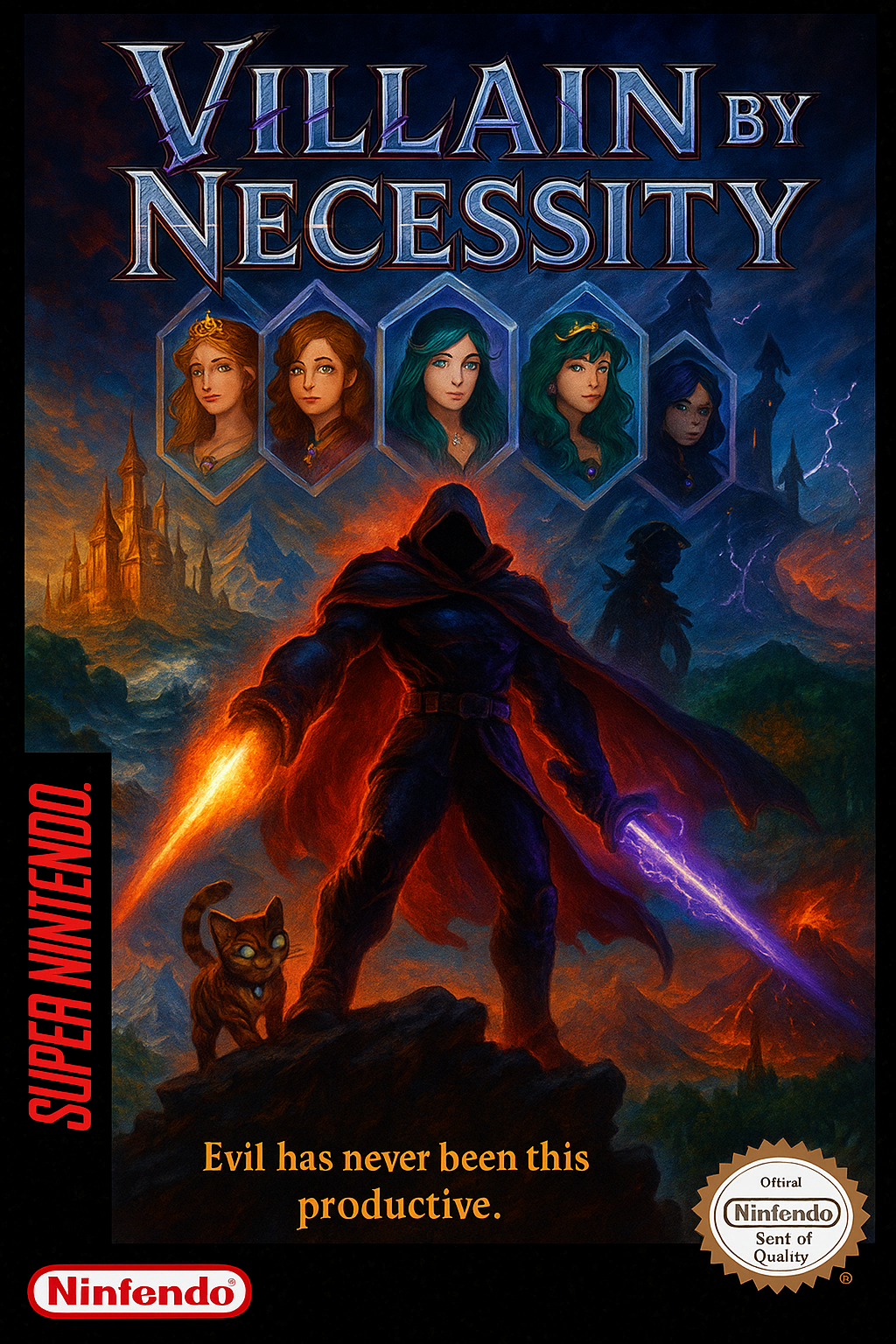 Cover art for Villain By Necessity , a game scenario on AI Dungeon