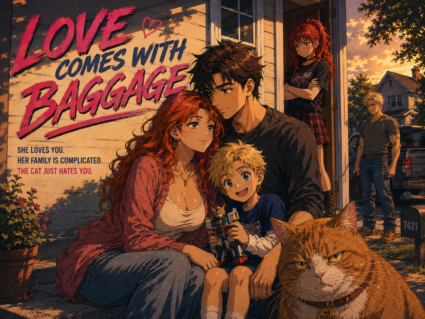 Cover art for Love Comes With Baggage, a love scenario on AI Dungeon