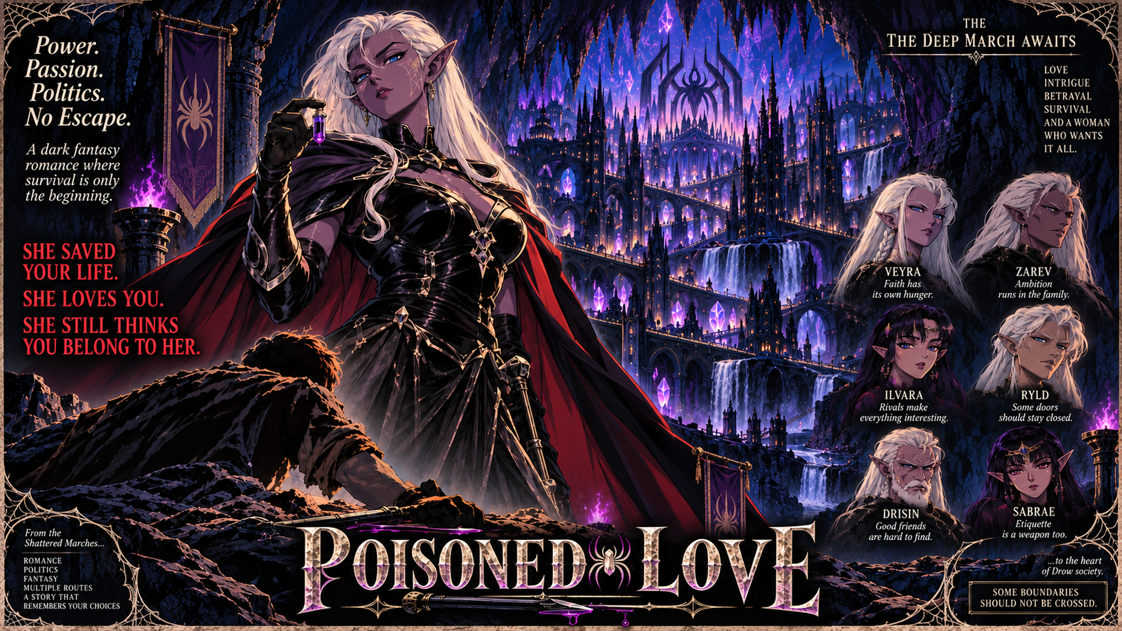 Cover art for Poisoned Love, a toxic scenario on AI Dungeon