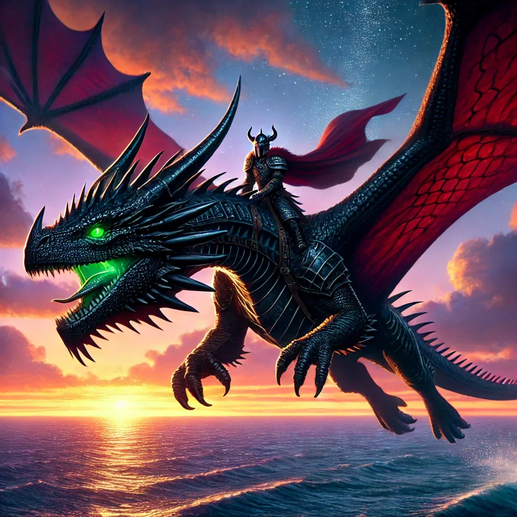 Cover art for How To Train Your Dragon: An AI adventure, a dragons scenario on AI Dungeon