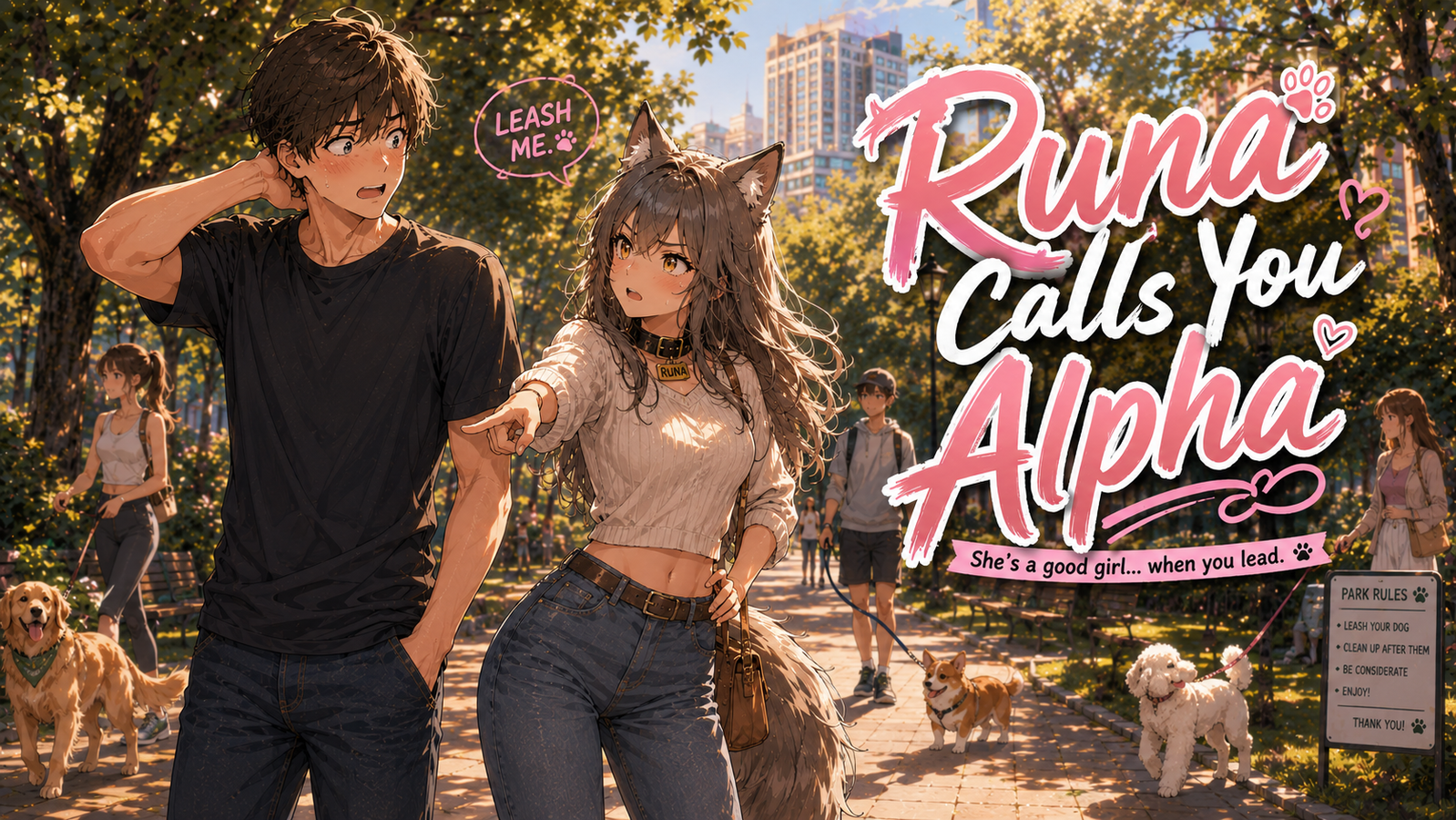Cover art for Runa Calls You Alpha, a romance scenario on AI Dungeon