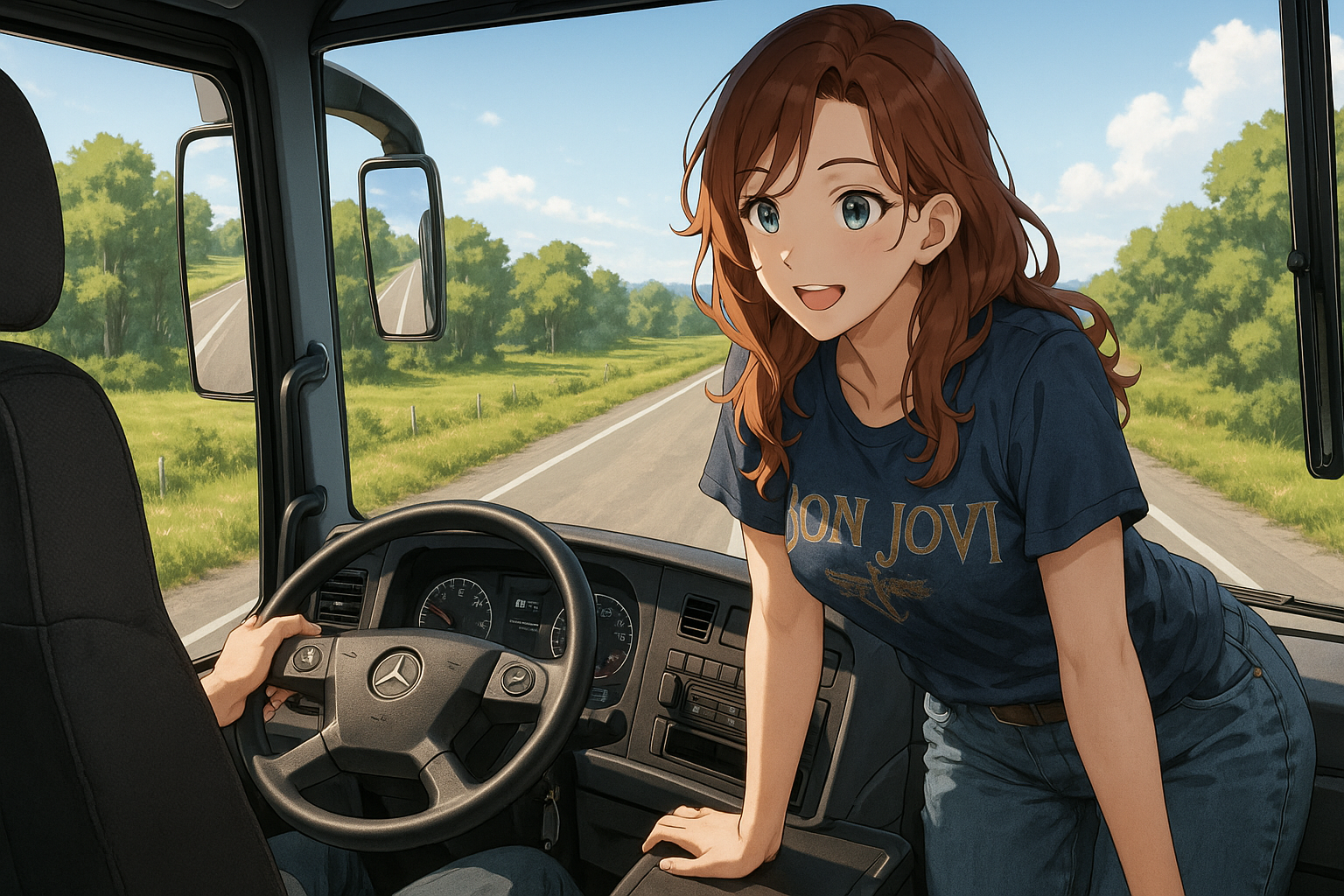 Cover art for Bus Driver's Wild Ride, a bus driver scenario on AI Dungeon