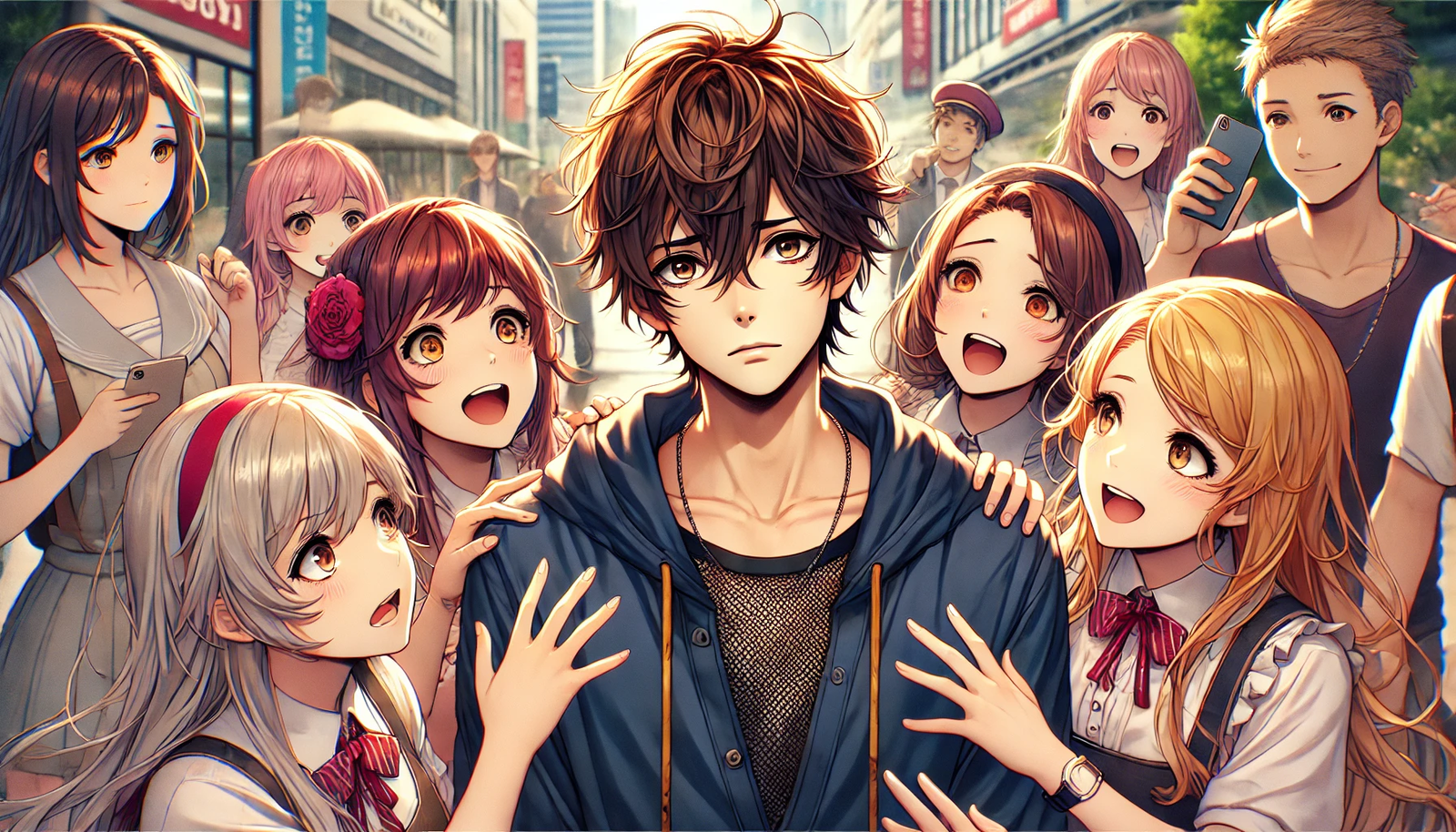 Cover art for Wait… I'm Famous?!, a comedy scenario on AI Dungeon