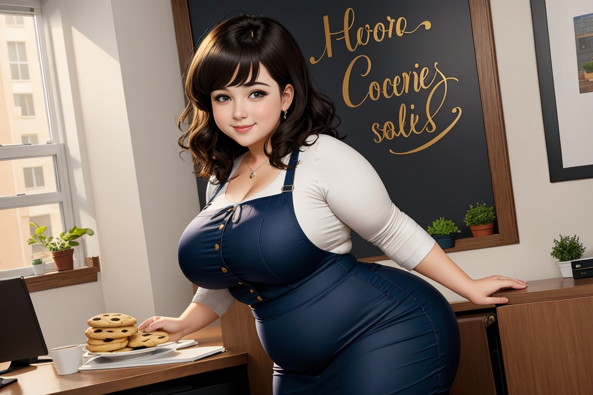Cover art for My Secret Chubby Love, a romance scenario on AI Dungeon