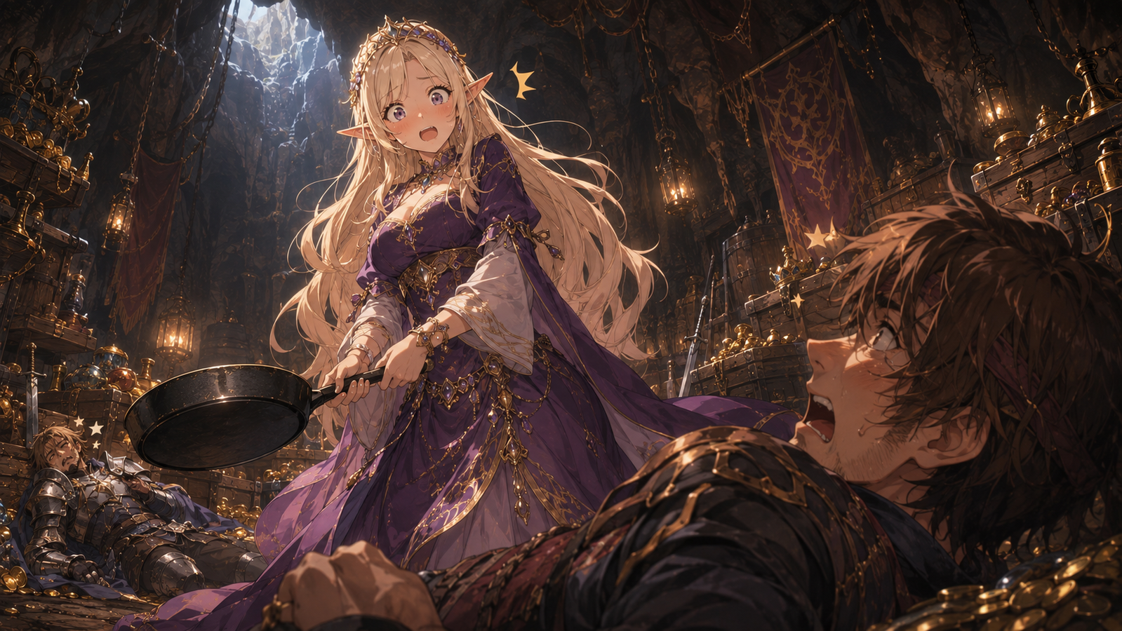 Cover art for Oops, Was That Me?, a fantasy scenario on AI Dungeon