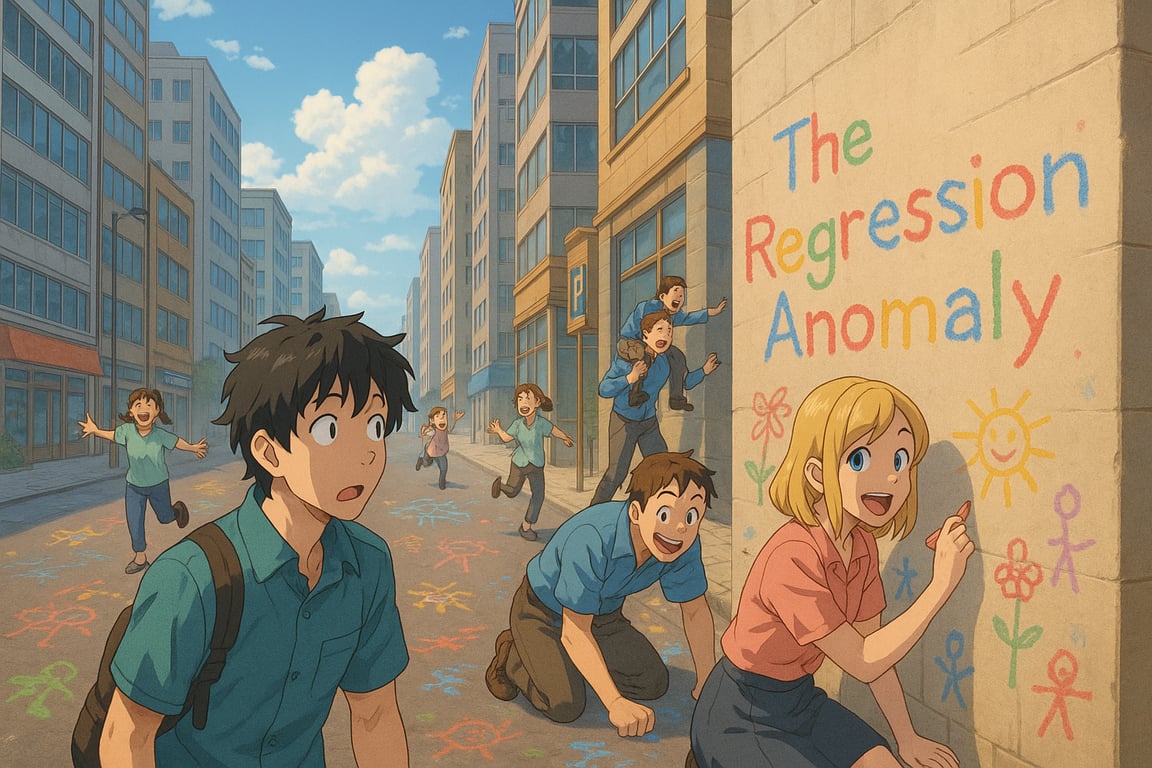 Cover art for The Regression Anomaly, a mystery scenario on AI Dungeon