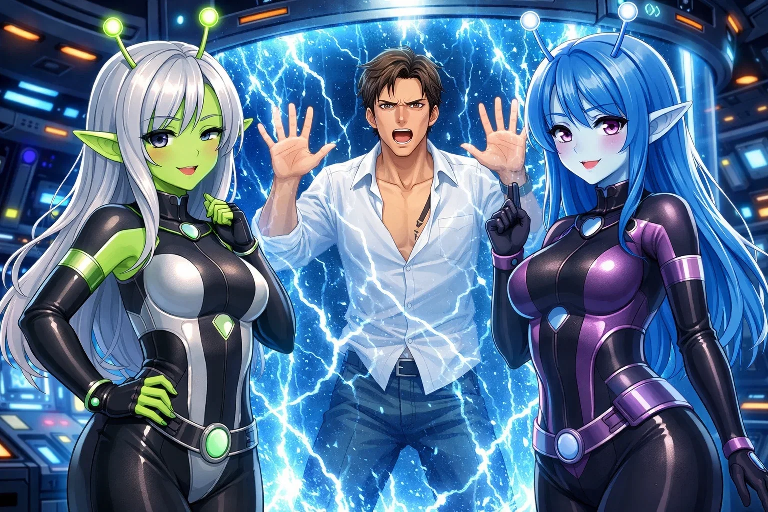 Cover art for Kidnapped into Space, an erotic scenario on AI Dungeon