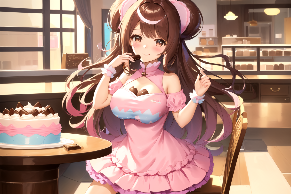 Cover art for Sugar Overload, a romance scenario on AI Dungeon