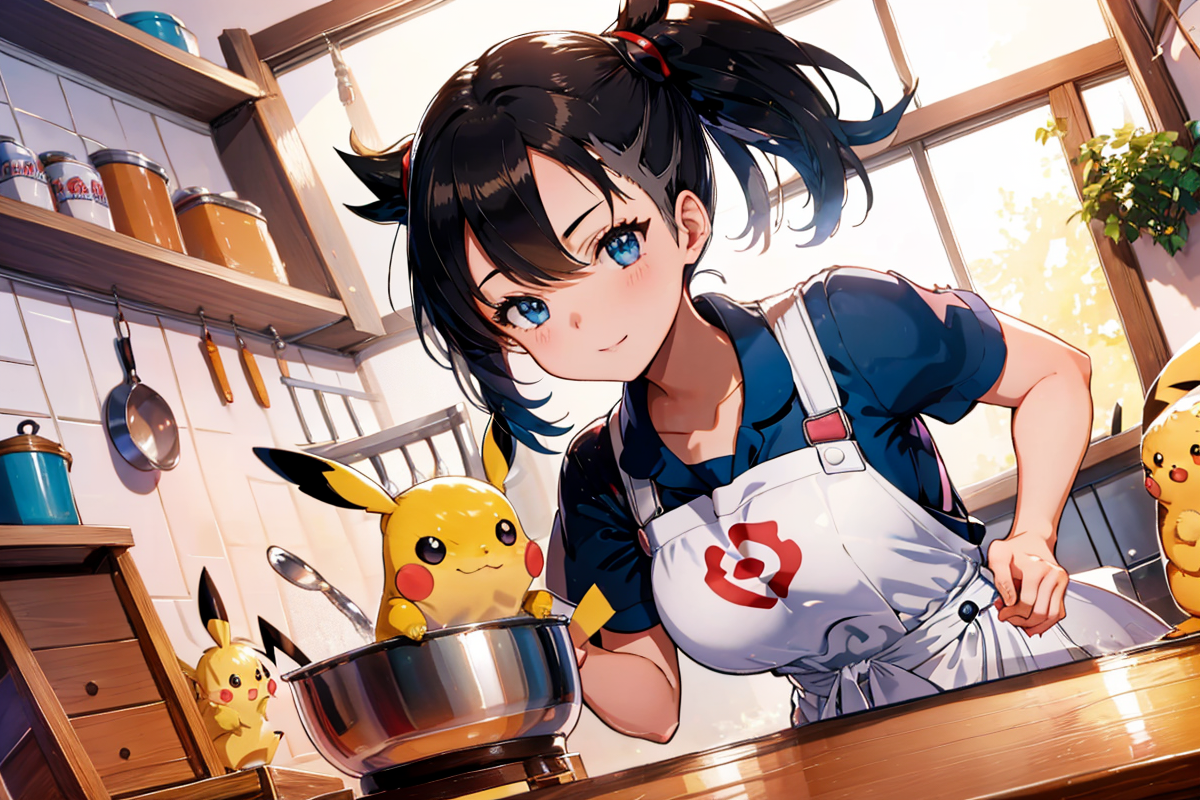 Cover art for Gotta Cook ’Em All!, a dark humor scenario on AI Dungeon