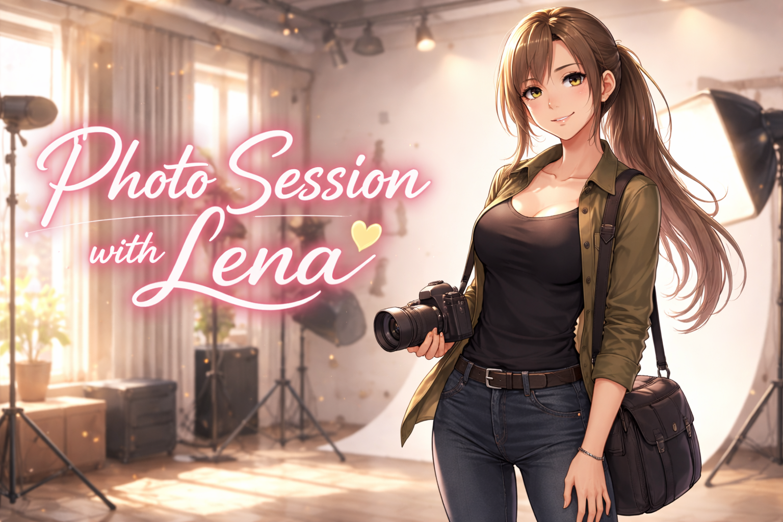 Cover art for Photo Session with Lena, a romance scenario on AI Dungeon