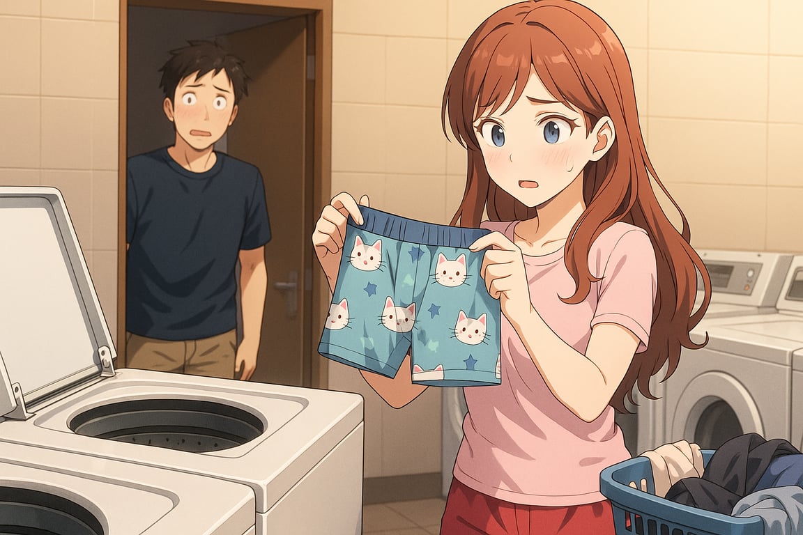 Cover art for Laundry Mix-Up, a comedy scenario on AI Dungeon