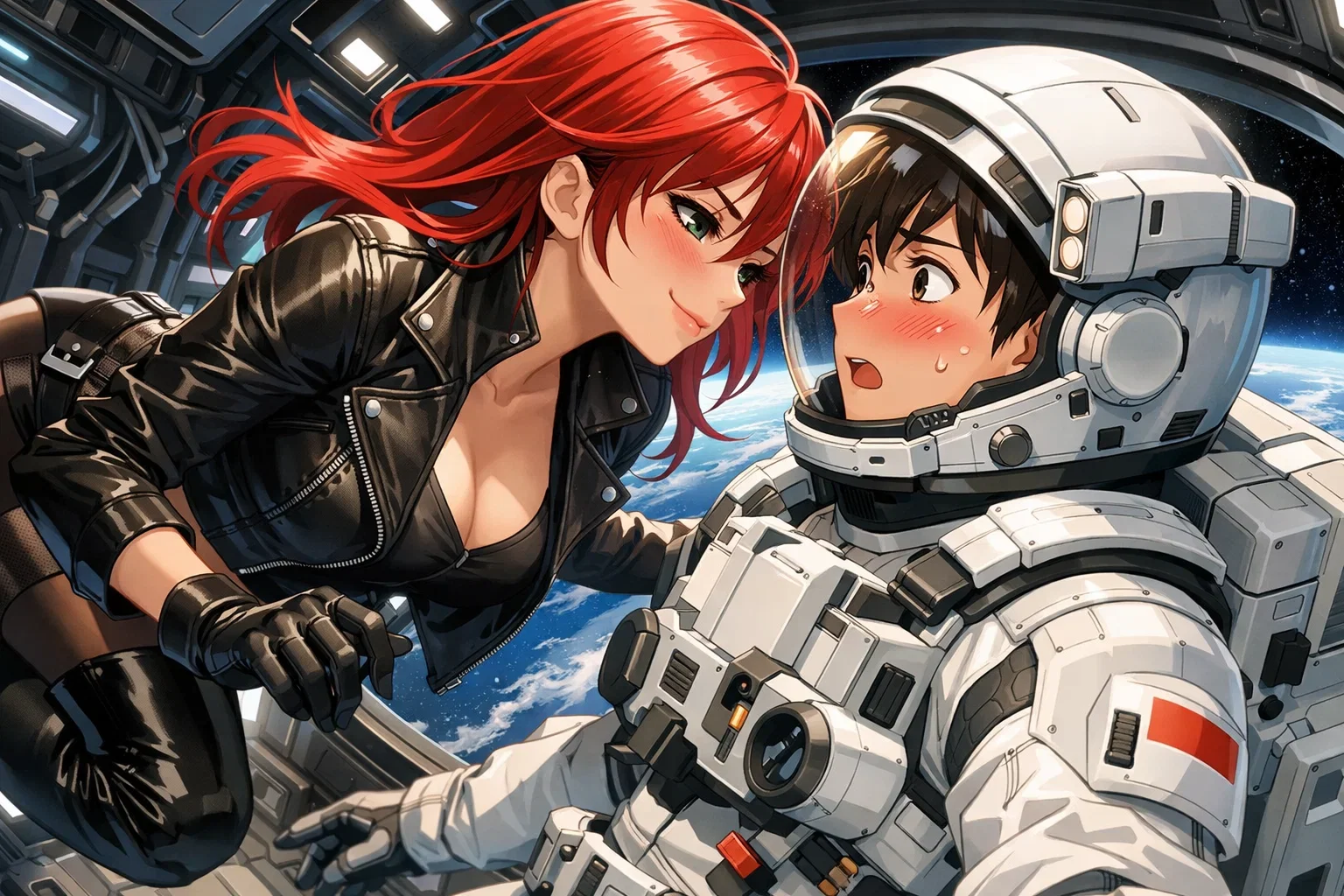 Cover art for Roxy in Orbit, a sci fi scenario on AI Dungeon