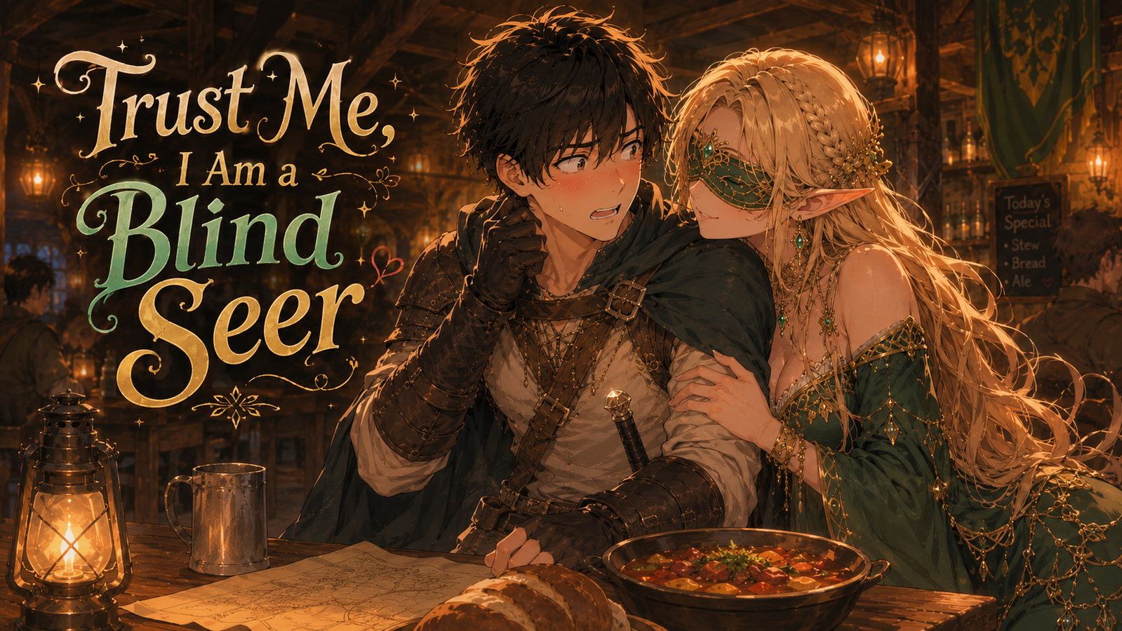 Cover art for Trust Me, I Am a Blind Seer, a fantasy scenario on AI Dungeon