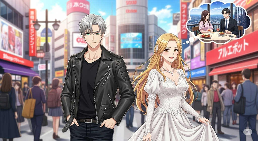 Cover art for To see the future, a modern scenario on AI Dungeon
