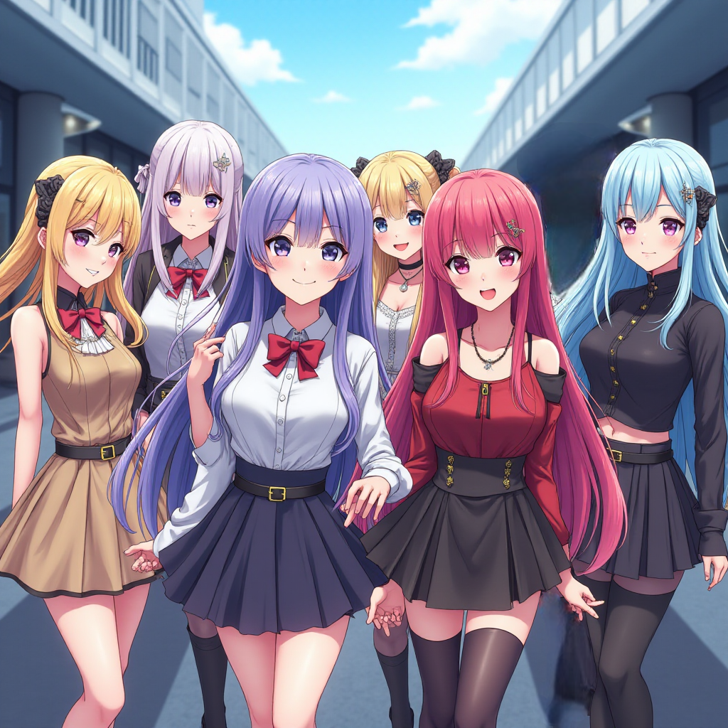 Cover art for Reverse isekai harem, a fantasy scenario on AI Dungeon