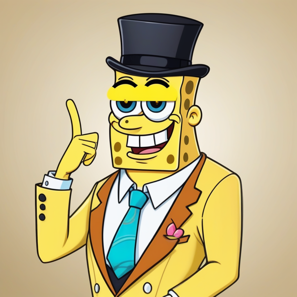 Cover art for Spongebob: The eye edition, an eyes scenario on AI Dungeon