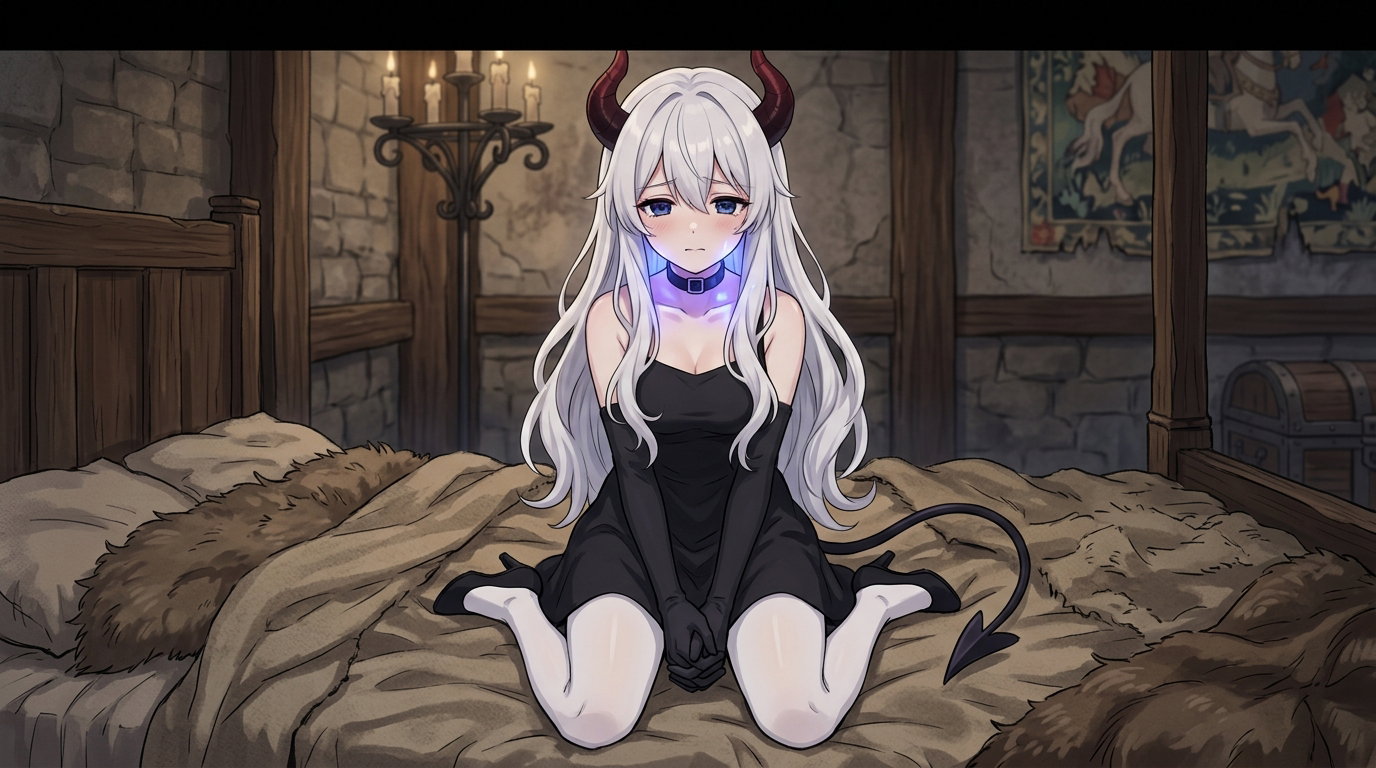 Cover art for Runaway demon slave, a slave scenario on AI Dungeon