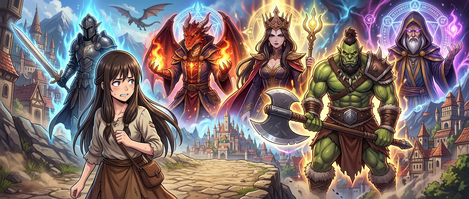 Cover art for Reborn as trash, an isekai scenario on AI Dungeon