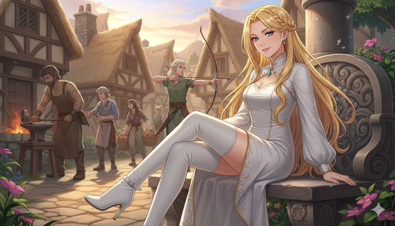 Cover art for Hallowed be her name, a medieval scenario on AI Dungeon