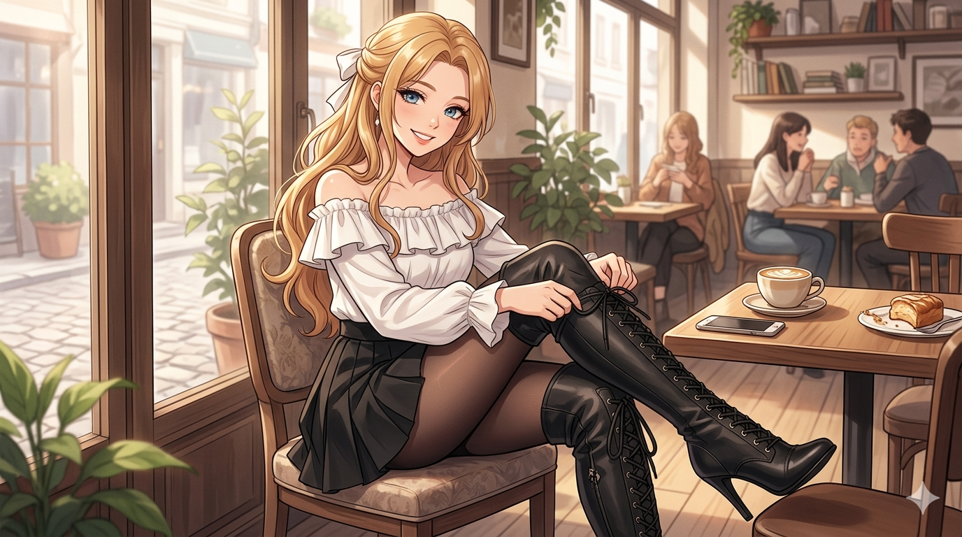 Cover art for Overwhelming blind date, a romance scenario on AI Dungeon