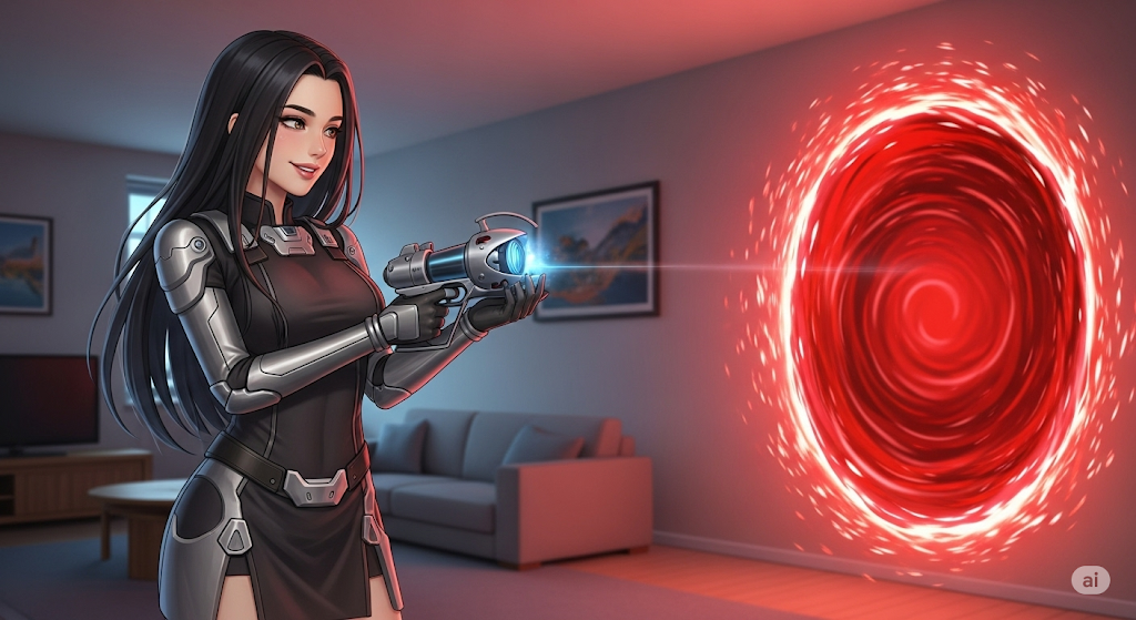 Cover art for Chaotic portals, a portal scenario on AI Dungeon