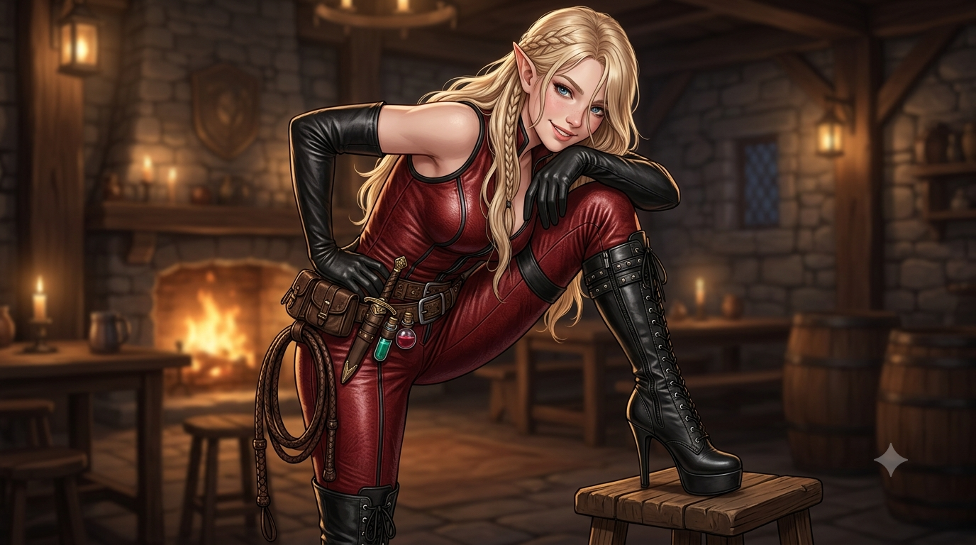 Cover art for Whipping adventures, a medieval scenario on AI Dungeon