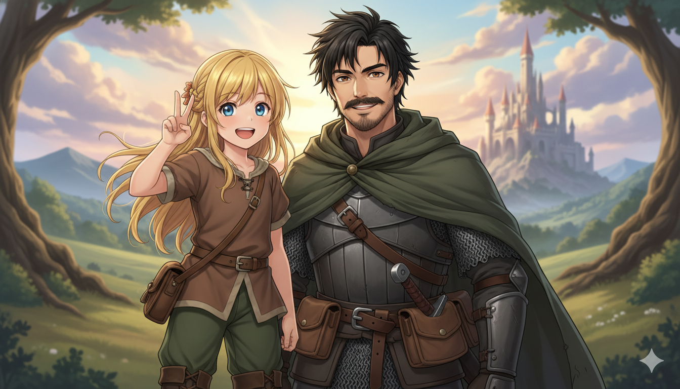 Cover art for Dadventures, a medieval scenario on AI Dungeon