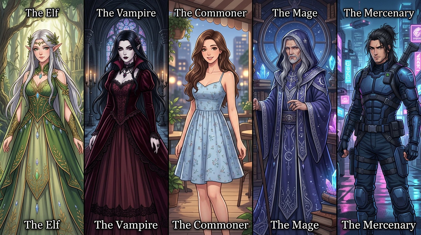Cover art for The multiple of You, a sci fi scenario on AI Dungeon