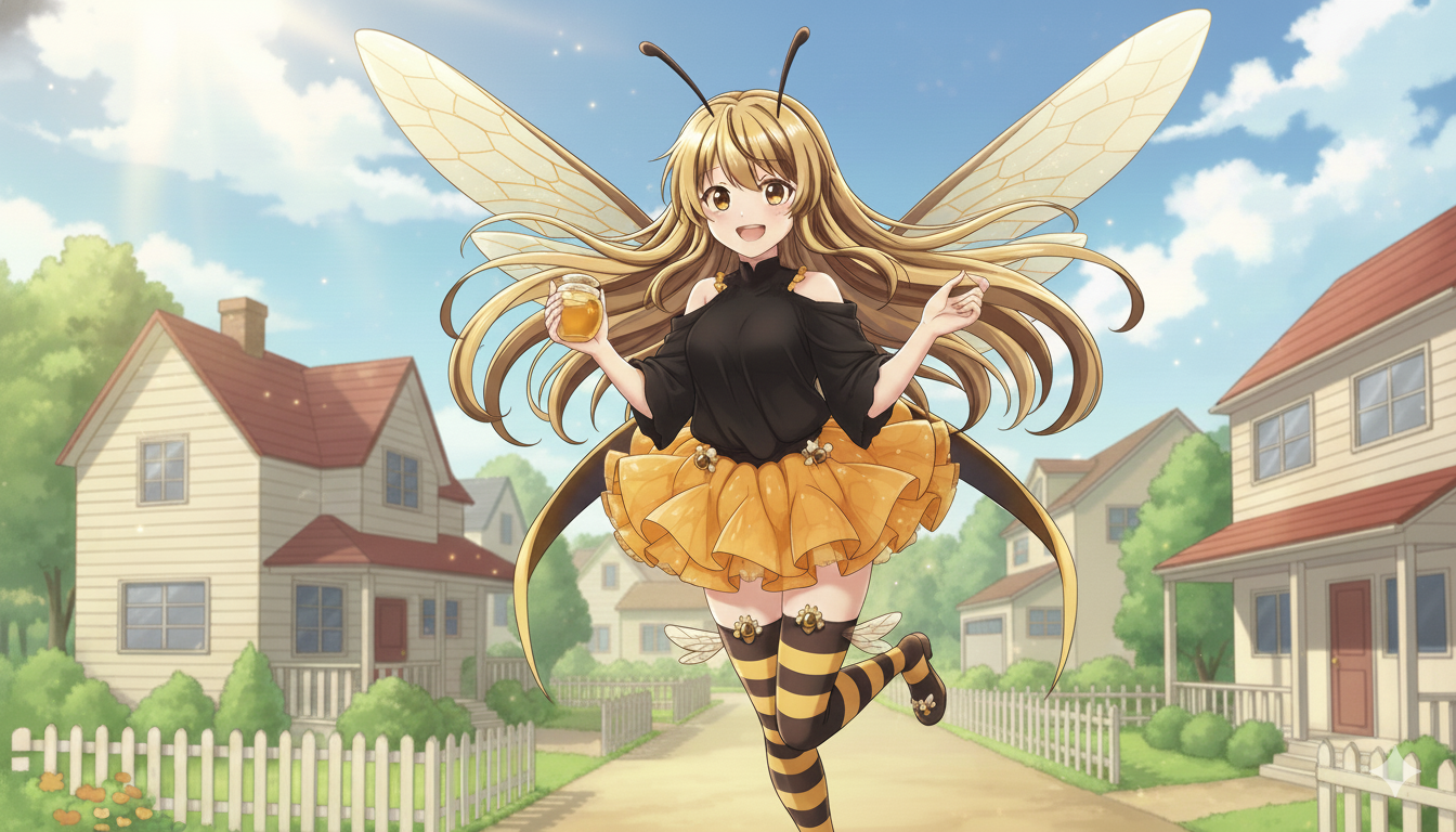 Cover art for I want to Bee yours!, a romance scenario on AI Dungeon