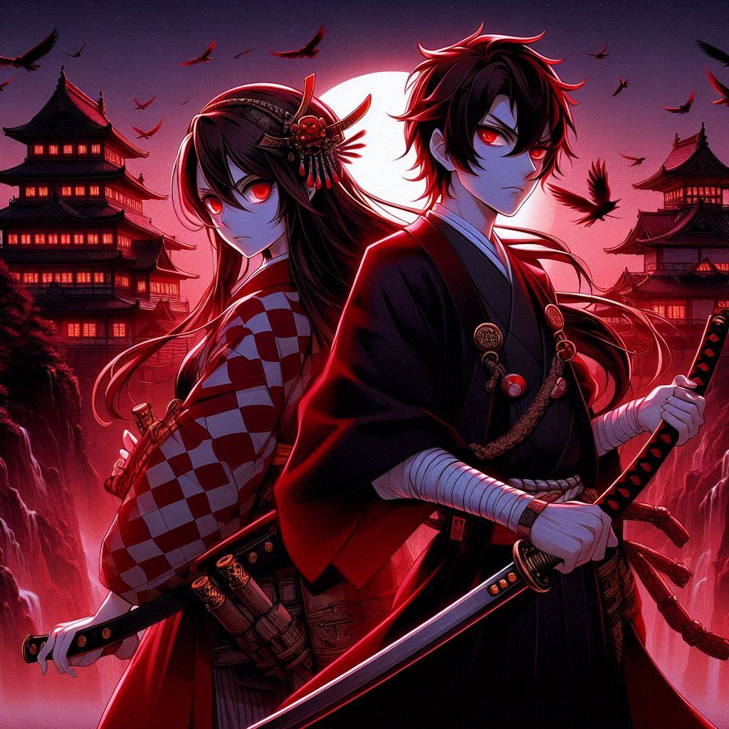 Cover art for Nozakura, the yokai hunter, a fantasy scenario on AI Dungeon