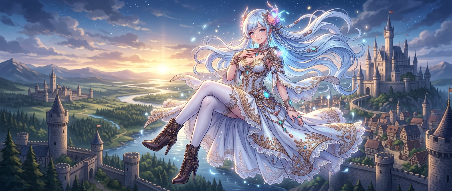 Cover art for Reincarnated as a goddess, a medieval scenario on AI Dungeon