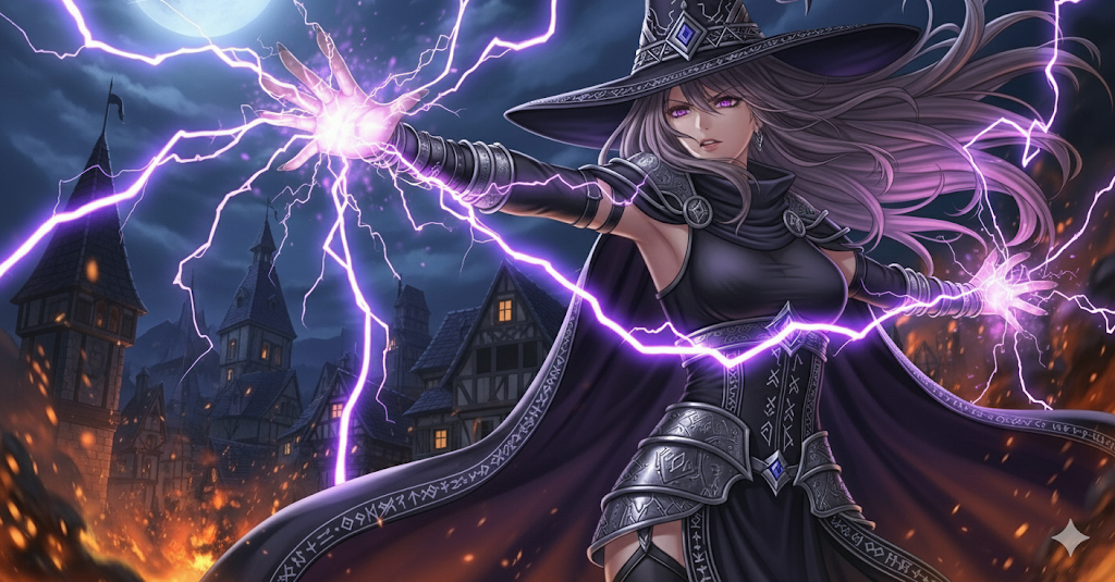 Cover art for Witch association, a witch scenario on AI Dungeon