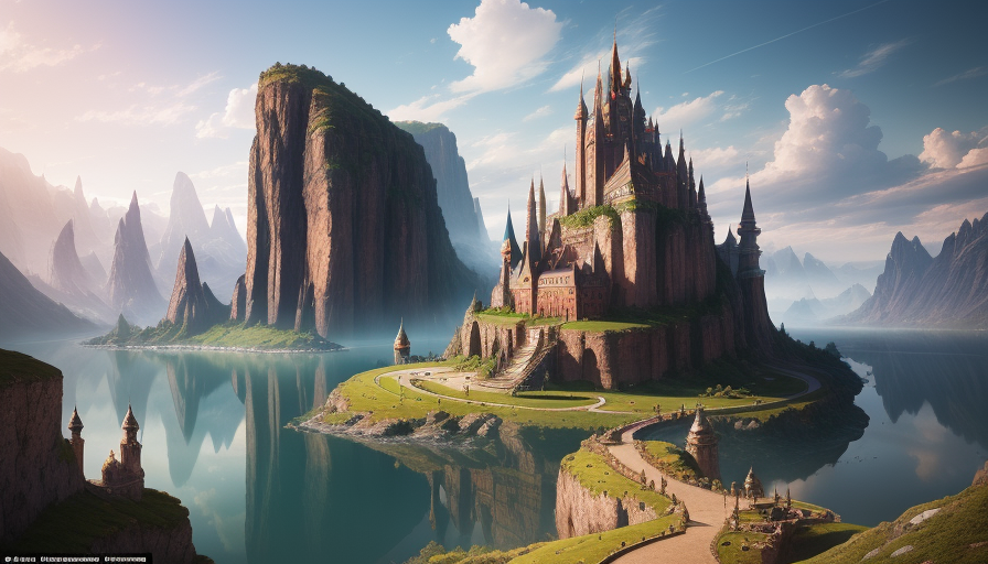 Cover art for Fantastical Fantasia, a fantasy scenario on AI Dungeon