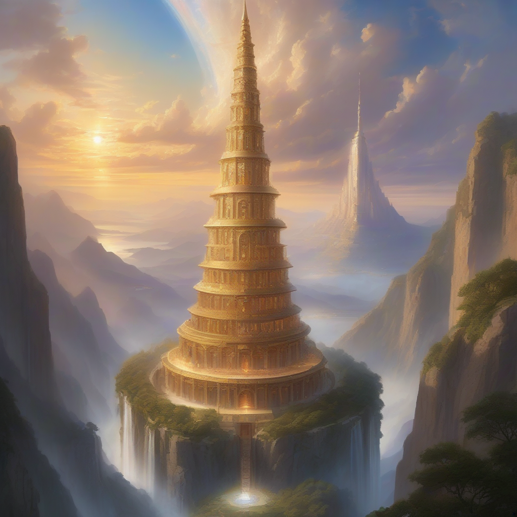 Cover art for Tower of worlds, a nsfw scenario on AI Dungeon