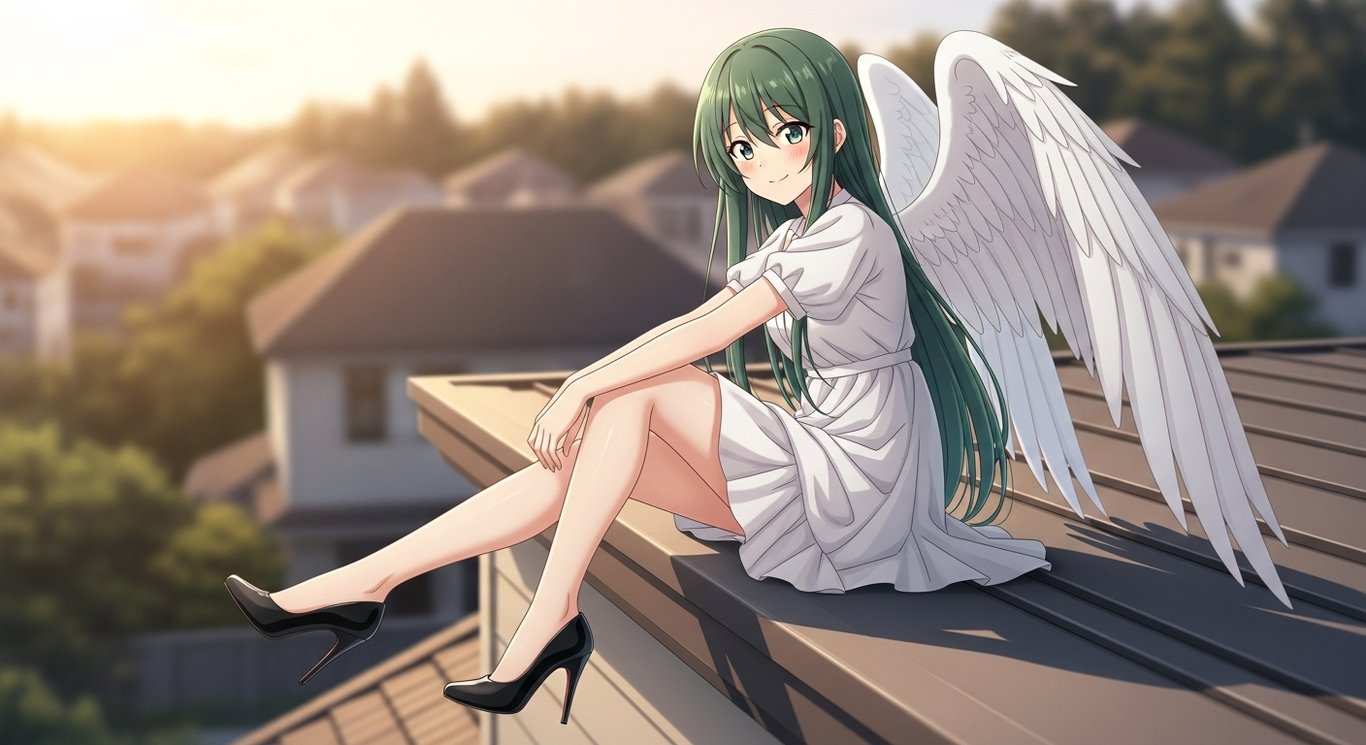 Cover art for Sky lady, a romance scenario on AI Dungeon