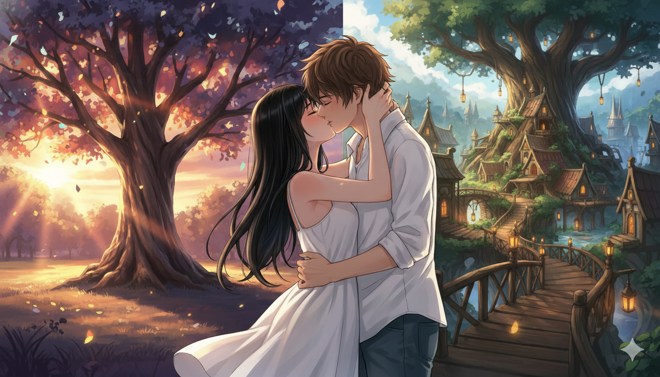 Cover art for Magical kiss, a medieval scenario on AI Dungeon