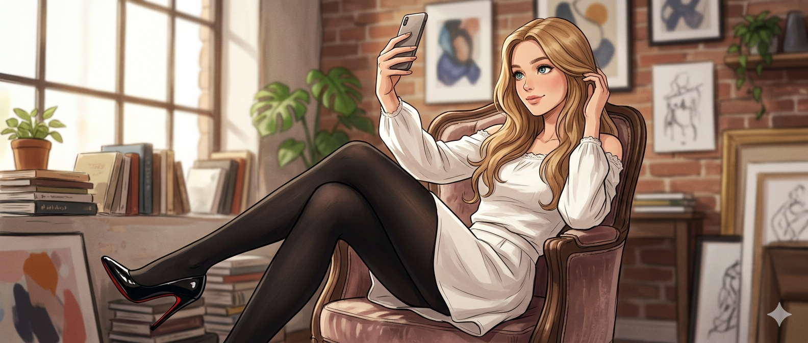 Cover art for Love from youtube, a romance scenario on AI Dungeon