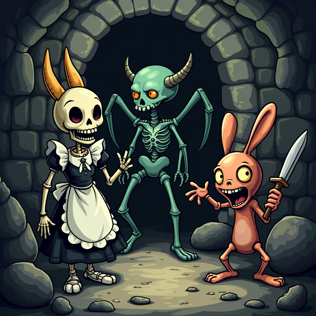 Cover art for Fungeon, a comedy scenario on AI Dungeon