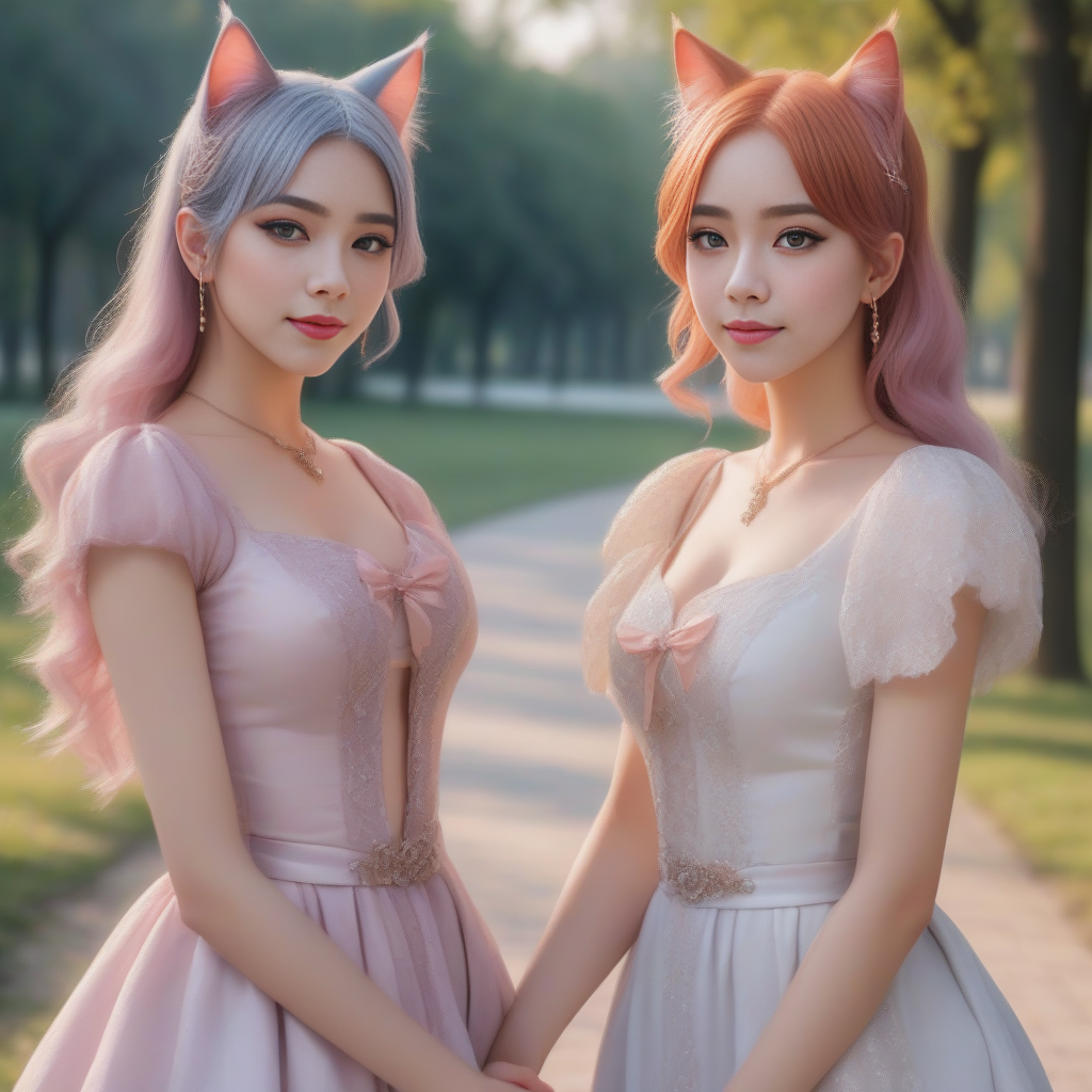 Cover art for Kemonomimi party!, a party scenario on AI Dungeon