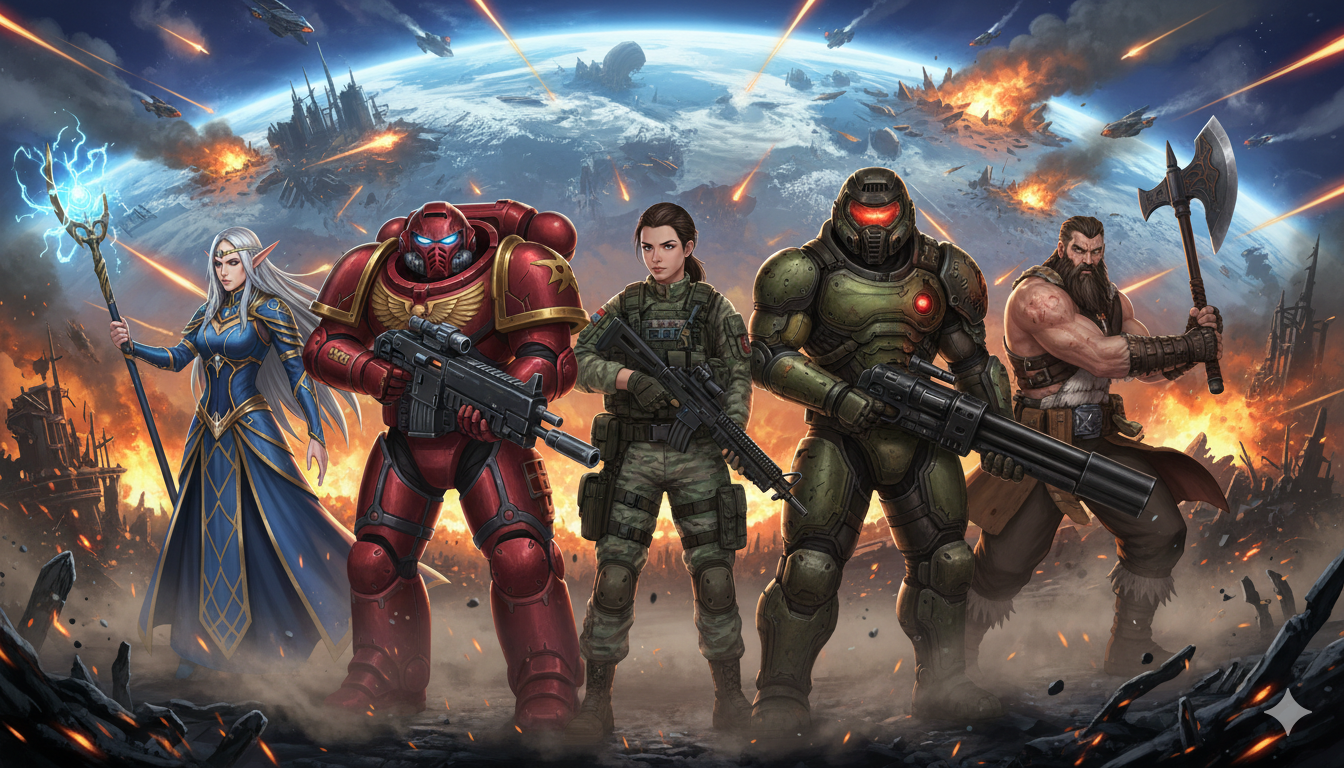 Cover art for FFA - combat planet, a combat scenario on AI Dungeon