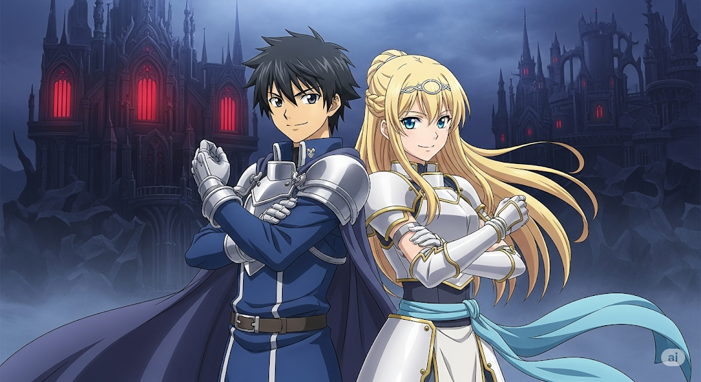 Cover art for A story of bored hero, a medieval scenario on AI Dungeon
