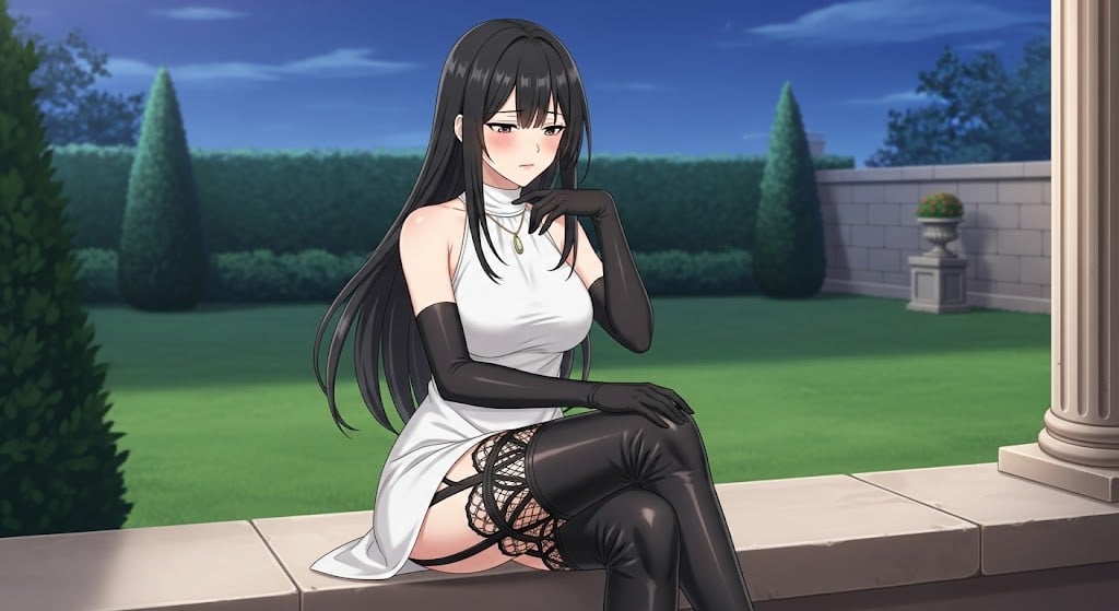 Cover art for Beauty at my door, a romance scenario on AI Dungeon