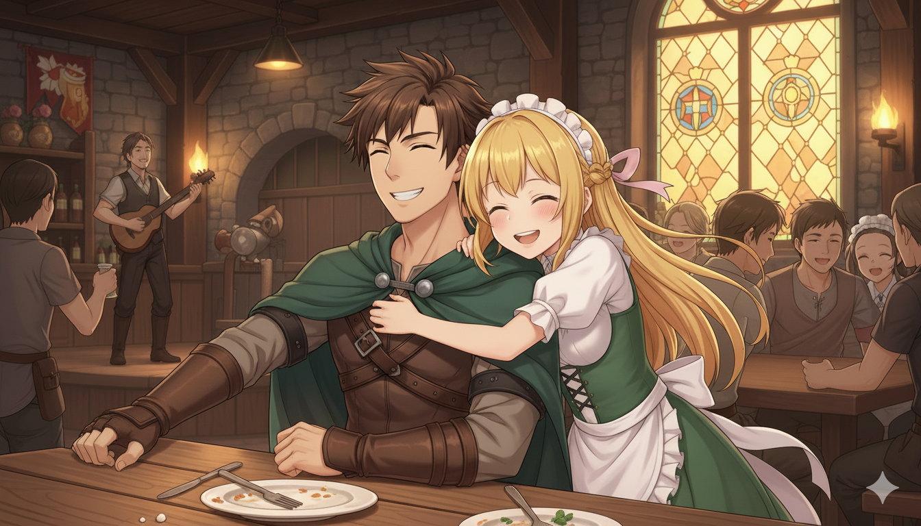 Cover art for Adventuring with cute maid, a medieval scenario on AI Dungeon