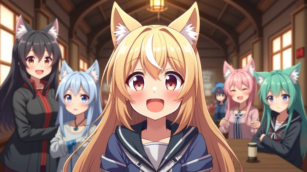 Cover art for Dragranya, a catgirlification scenario on AI Dungeon