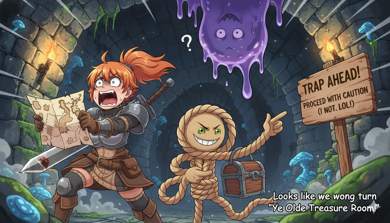 Cover art for Ropemaster, an adventure scenario on AI Dungeon